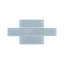 Premium Hand Painted 3" x 9" Straight Edge Glass Subway Tile-73053694