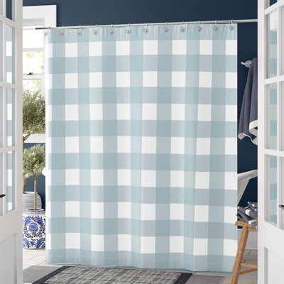 Anthonette Plaid Shower Curtain