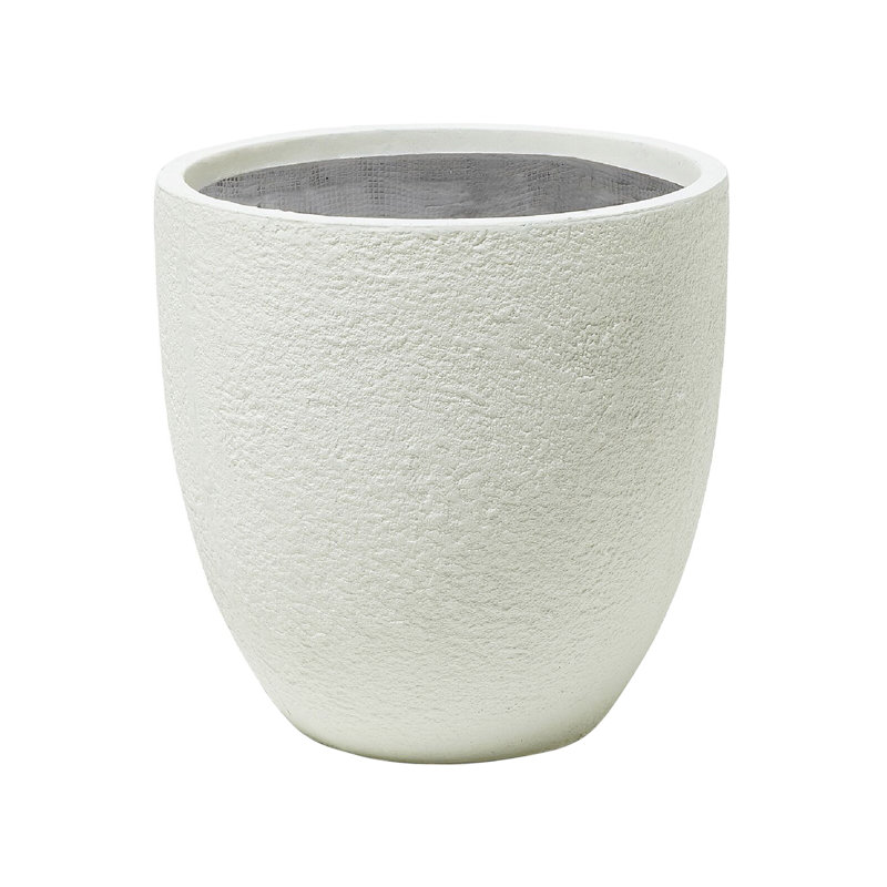 Lucendia Pot Planter, Off-White, 46cm H x 46cm W x 46cm D