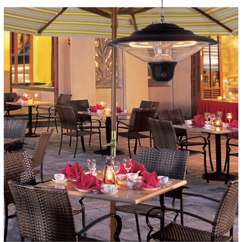 Garage-Outdoor Hanging Infrared Heater with Remote