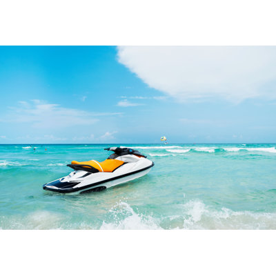 " Jet Ski Floating " by Chaturong