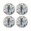 Audubon Exotica Vegan Leather Round Coasters-1317280363