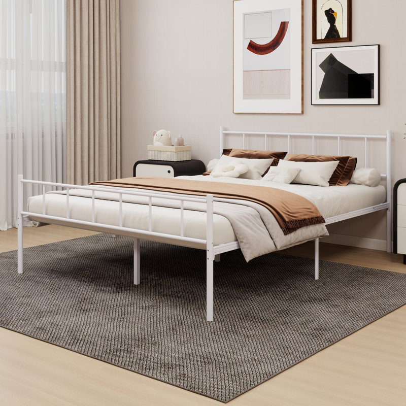 Cadre ouvert en métal, White, Grand