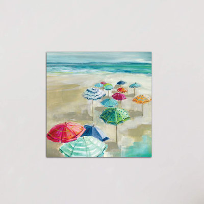 " Umbrella Beach I " Print