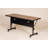 Kham Rectangle Height Adjustable Flip Top Training Table with Casters and Modesty Panel and Cable Management-1467927887-1467927926
