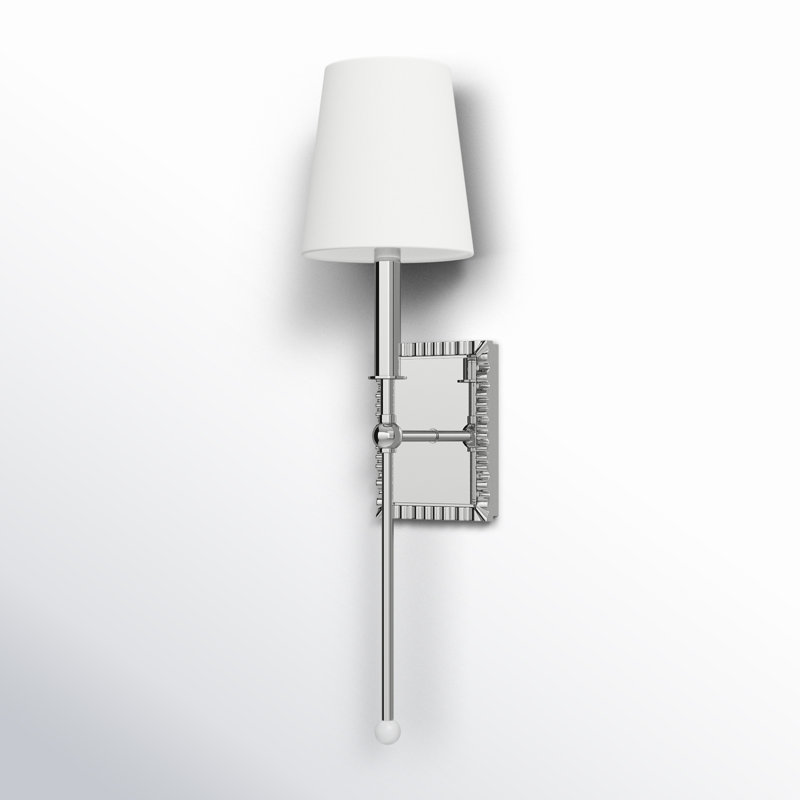 Baxley 1 - Light Armed Sconce, Polished Nickel