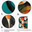 «Lia Orange Abstracted Geometric Explorations II», reproduction sur toile-88519297-88519298