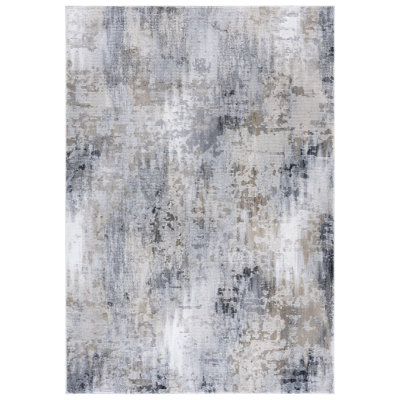 Slate Performance Abstract Rug