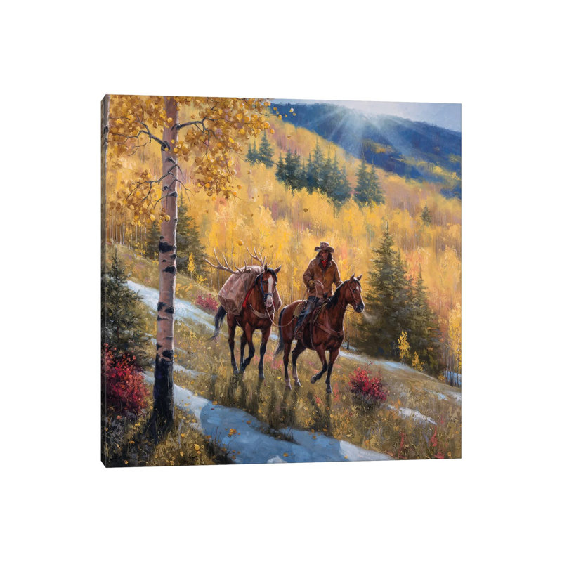 Glow Of Indian Summer by Jack Sorenson - Wrapped Canvas Print, 93.98cm H x 93.98cm W