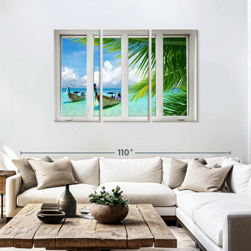 Mehar Tropical Breeze, 48" H x 74" W