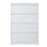 Classeur latéral 4 tiroirs, classeur blanc avec serrure, classeur verrouillable pour le bureau personnel, classeur en métal verrouillable pour format légal / lettre / A4 / F4