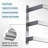 SUS 304 Stainless Steel 3-Tier Wall Mount Towel Rack With Concealed Mounting Hardware-117227997
