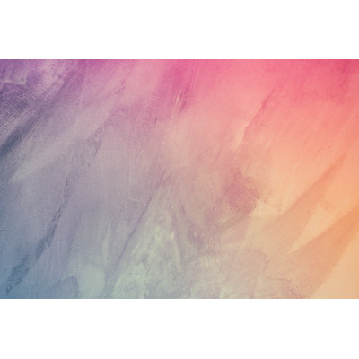 Textured Rainbow Paint - Wrapped Canvas Painting