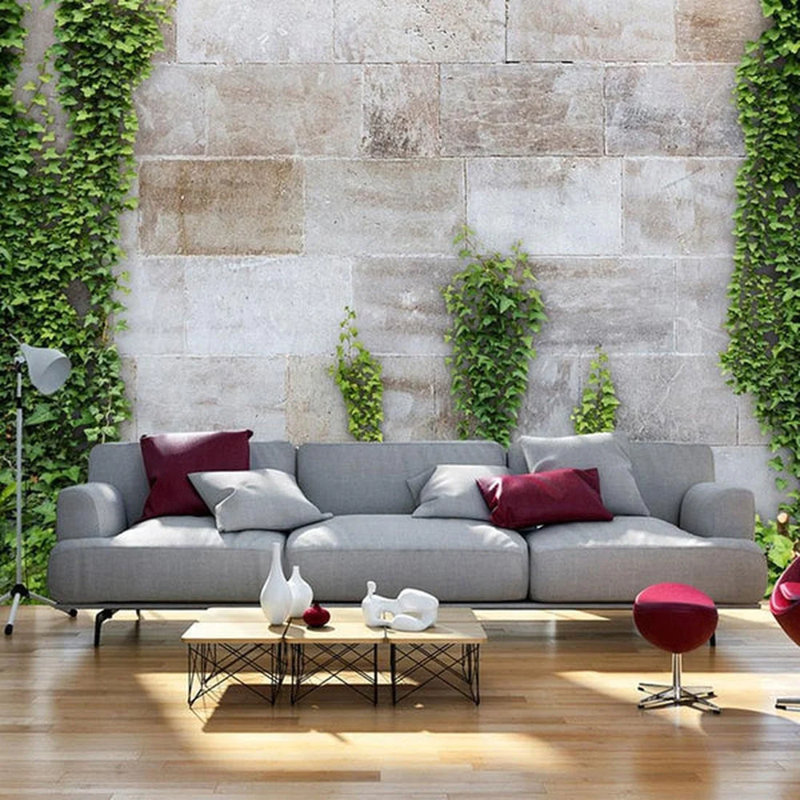 Murale Le jardin oublié, L 110 po x l 157 po