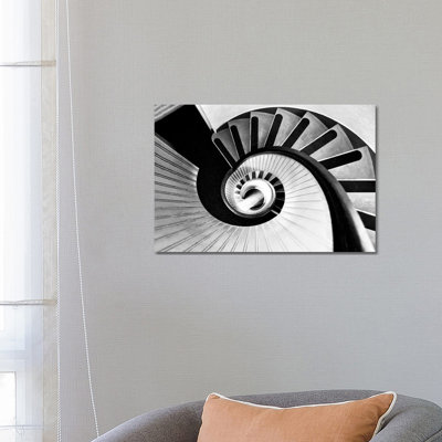 Spiral 1 Piece Wrapped Canvas Wall Art