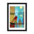 Papier d'art encadré noir sélectionné