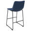 Ensemble de 2 chaises de comptoir rembourrées en similicuir Torince-1981974039-1981974038