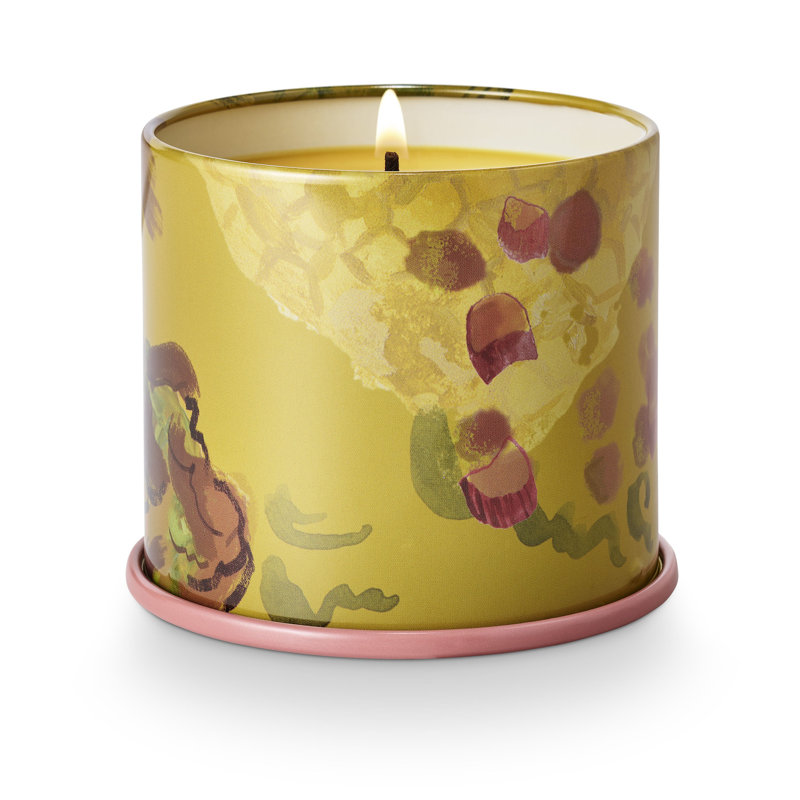Bougie parfumée à la rhubarbe et miel
