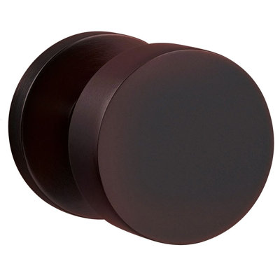 Contemporary Privacy Door Knob with Contemporary Round Rose