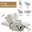 Fauteuils inclinables électriques Lift Chenille