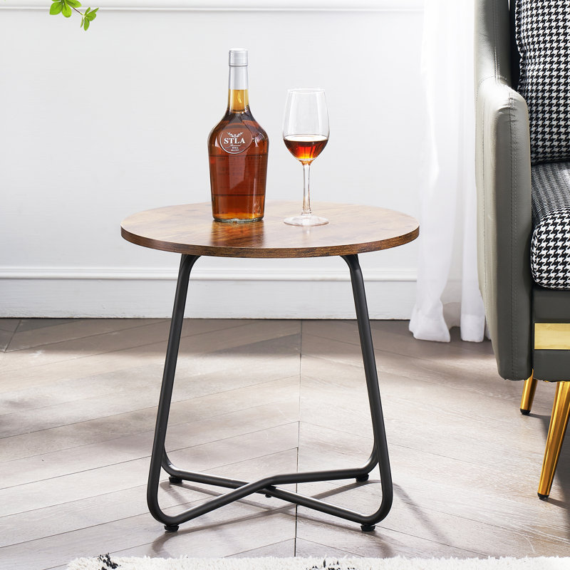 Artemus End Table, Antique Brown
