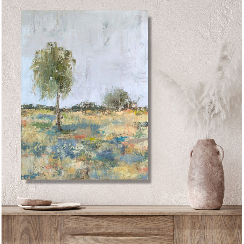 Spring Day I - Artist Enhanced Canvas Print, 24" H x 20" W x 1" D, Wrapped Canvas
