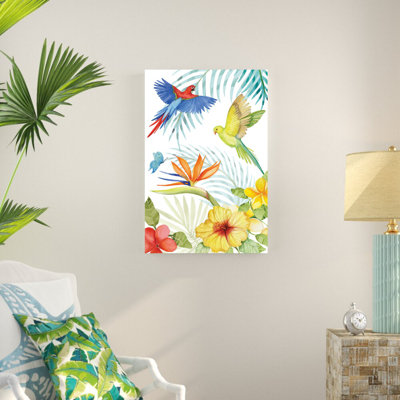 «Treasures of the Tropics II» par Kathleen Parr McKenna, reproduction d'art sur toile tendue