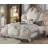 Tufted Beige Upholstered 100% Polyester Bed With Nailhead Trim-53752765