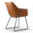 Roughton 19.75'' H Upholstered Metal Armchair-358320291