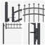 104 cm W Steel Gate Fencing-121122352