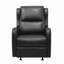 Fauteuil inclinable et oscillant en similicuir-1609015949