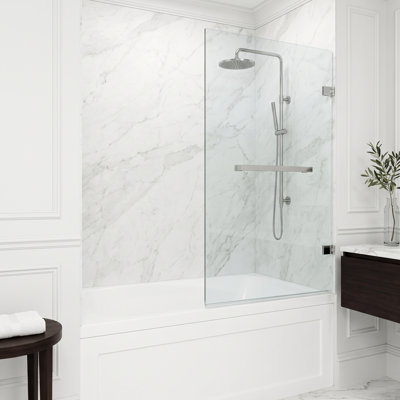 Rialto Frameless Hinged Tub Door