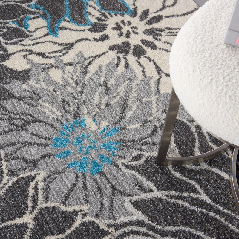 Gehl Floral Indoor Rug, Rectangle 3'9" x 5'9"