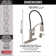 Foundry Pull Down Single Handle Kitchen Faucet with  Soap Dispenser