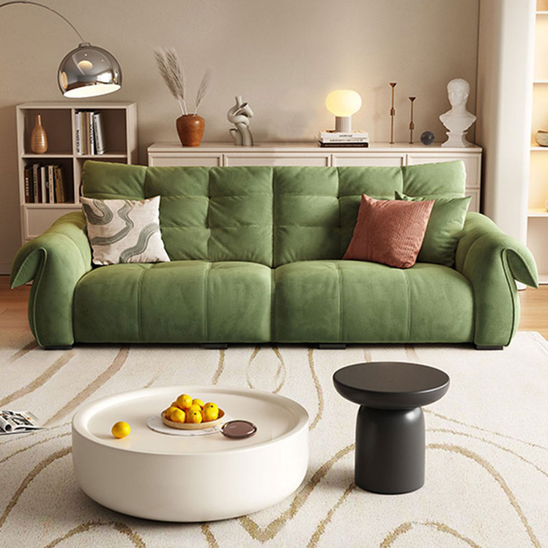 Coussin modulaire en polyester vert