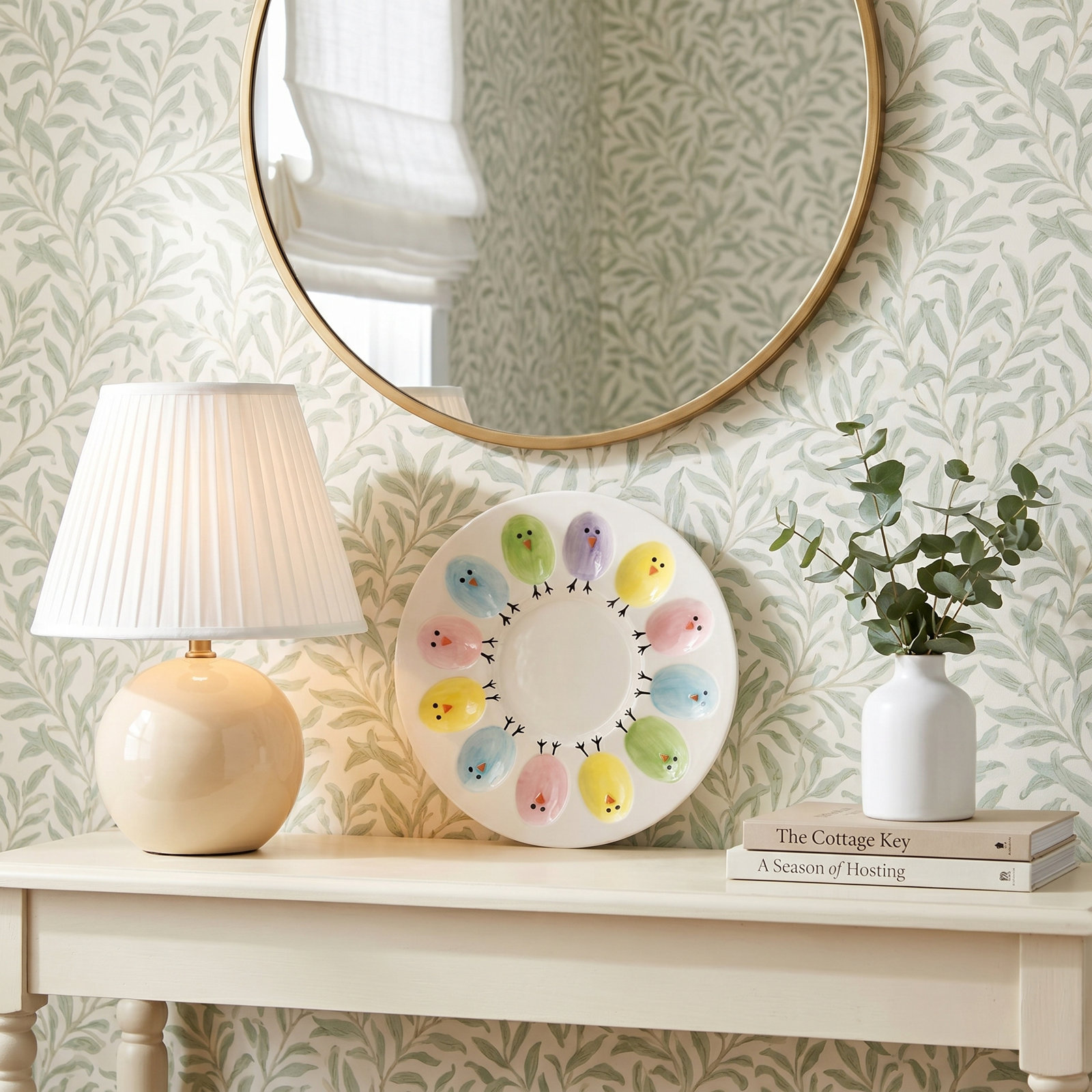 Alpert Ceramic / Porcelain Decorative Plate 1