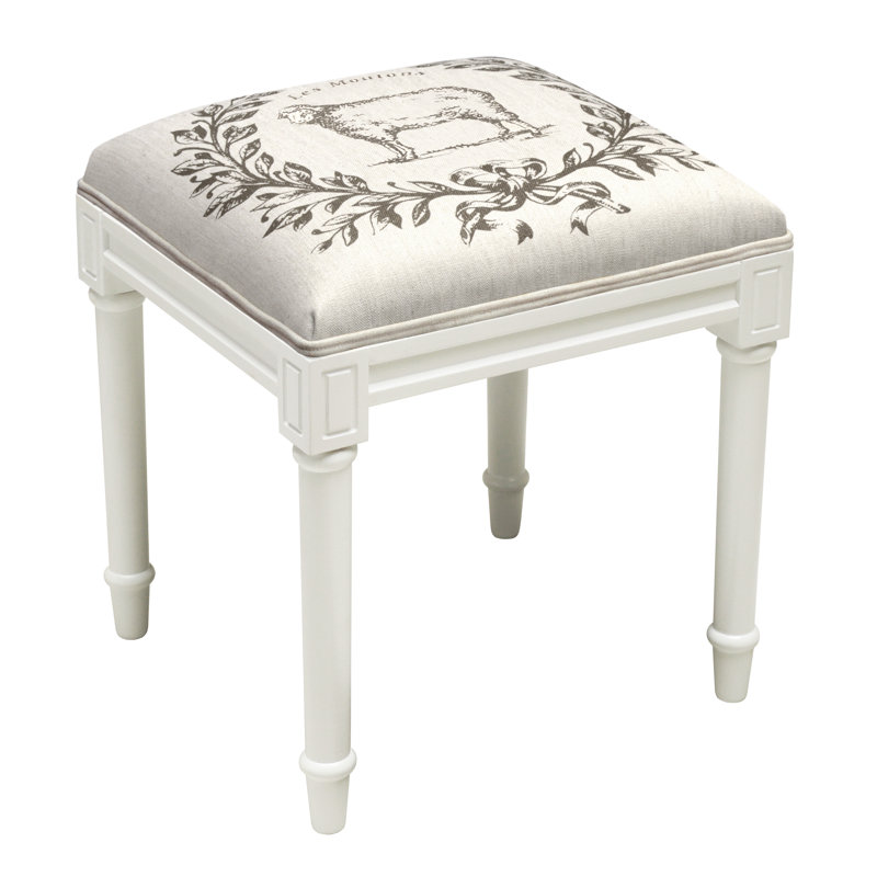 Vannoy Solid Wood Accent Stool
