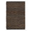 Chevy Chevron Area Rug in Brown/Black Jute
