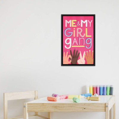 «Tween Girl Power VI» par Richelle Garn - reproduction d'art textuel