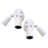 2 Pack Of Floodlights Collection 2-Light Outdoor White Light Fixture