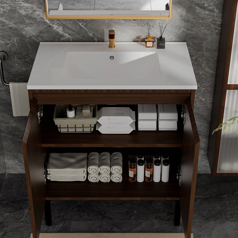 Meuble-lavabo de salle de bain sans lavabo