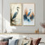 Tranquil Heron By The Lake I - Paysages, art mural 2 pièces