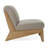 Vance - Modern Fabric + Wood Accent Chair-706021134