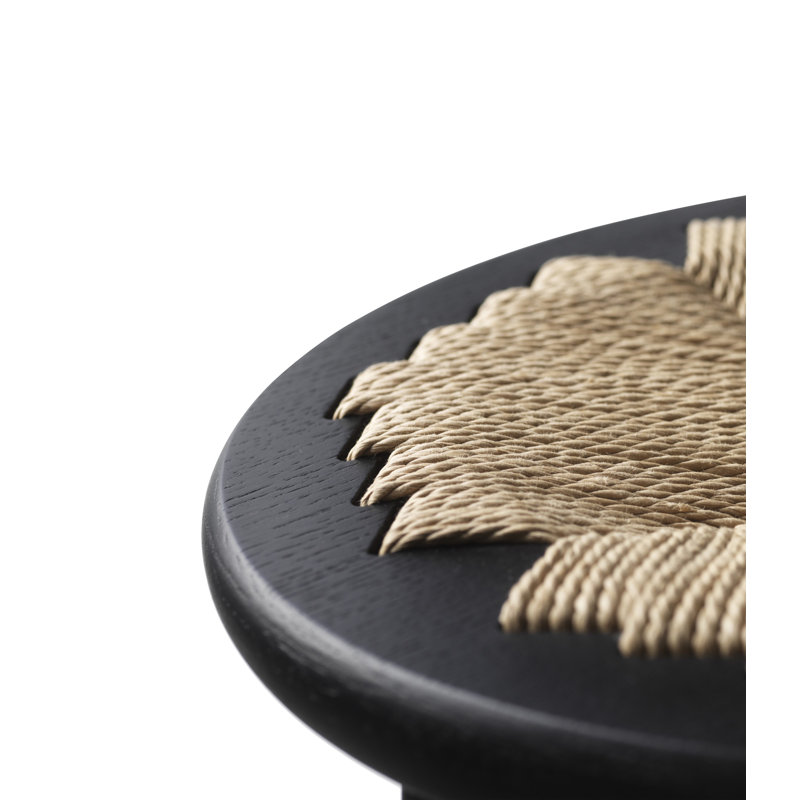 J165 by Jørgen Bækmark, Counter Stool (25.79" Seat Height), Jet Black