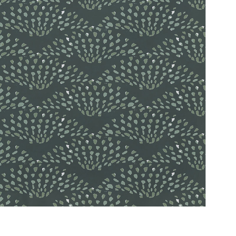 Ladwig Polyester Abstract Rectangle Placemat, Green