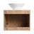 Altovese 23.64'' Single Bathroom Vanity with Ceramic Top