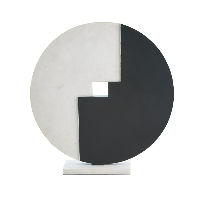 Stone Medallion Sculpture