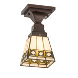 Diamond Band Mission 1 - Light Flush Mount