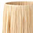 15’’ Handcrafted Leopard-Print Glass Table Lamp with Natural Raffia Shade