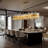 Lohan 20-Light Dimmable Modern Gold Rectangle Chandelier with Crystal Accents for Kitchen Island Dining Room